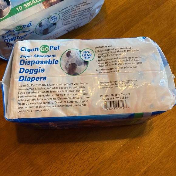 Small dog diapers - Picture 2 of 7